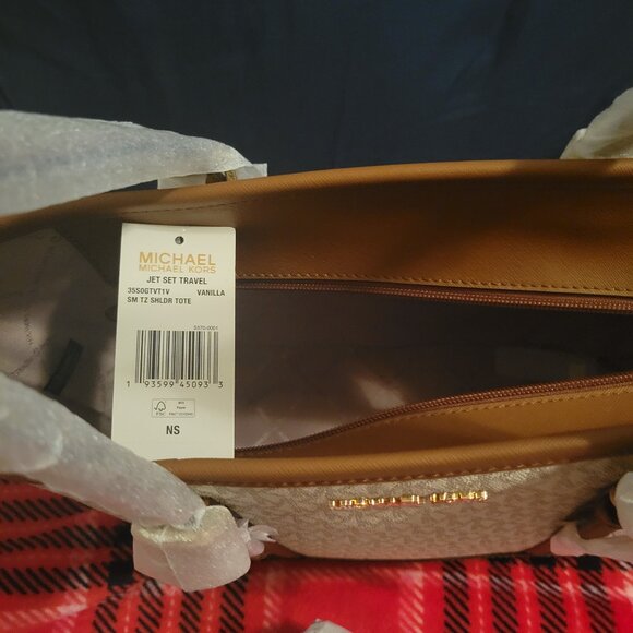 🩷 Jet Set Travel Small Logo Top-Zip Tote Bag 🩷 - Picture 8 of 9